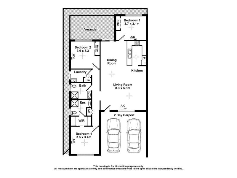 1/14 Visentin Street, Rosebery NT 0832 Floorplan