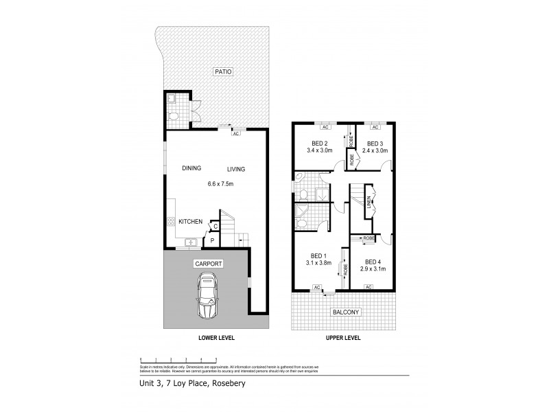 3/7 Loy Place, Rosebery NT 0832 Floorplan