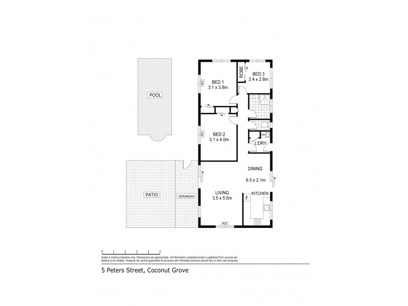 5 Peters Street, Coconut Grove NT 0810 Floorplan