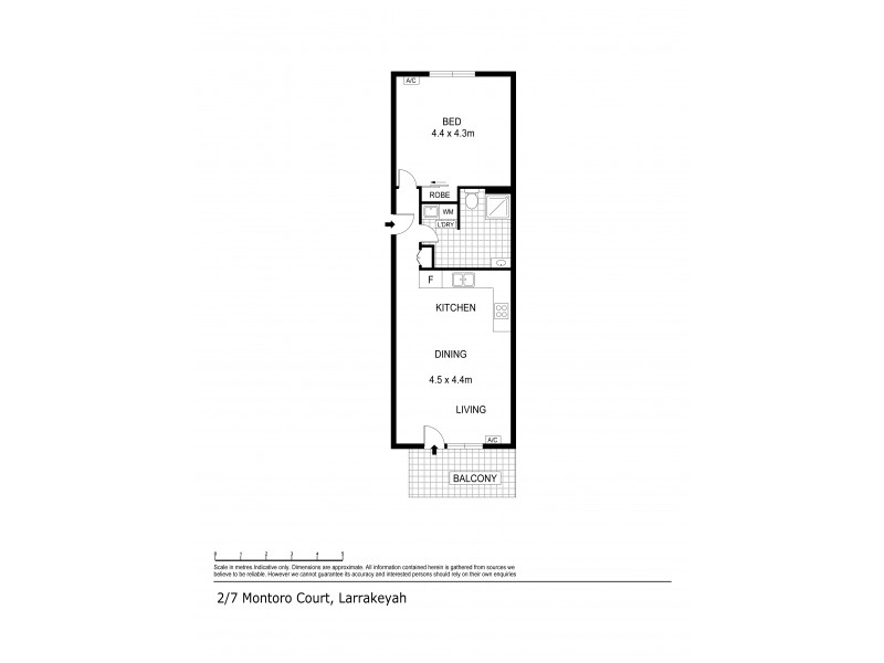 2/7 Montoro Court, Larrakeyah NT 0820 Floorplan