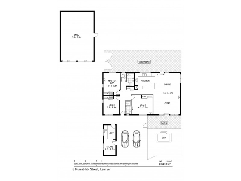 8 Murrabibbi Street, Leanyer NT 0812 Floorplan