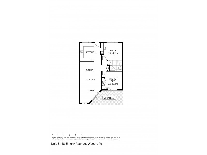 5/48 Emery Avenue, Woodroffe NT 0830 Floorplan