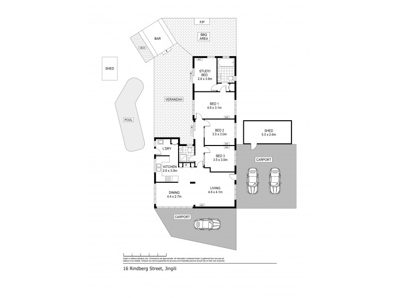 16 Rindberg Street, Jingili NT 0810 Floorplan