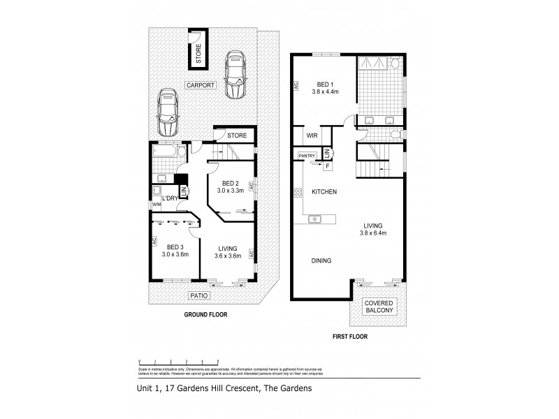1/17 Gardens Hill Crescent, The Gardens NT 0820 Floorplan