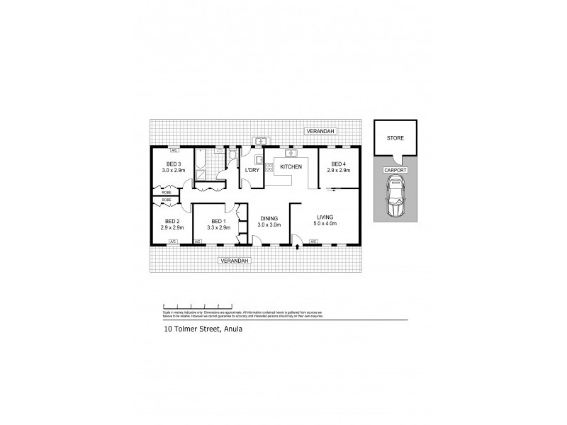 10 Tolmer Street, Anula NT 0812 Floorplan
