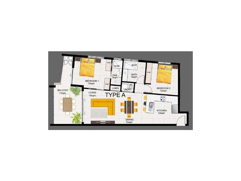 7/38 Gothenburg Crescent, Stuart Park NT 0820 Floorplan