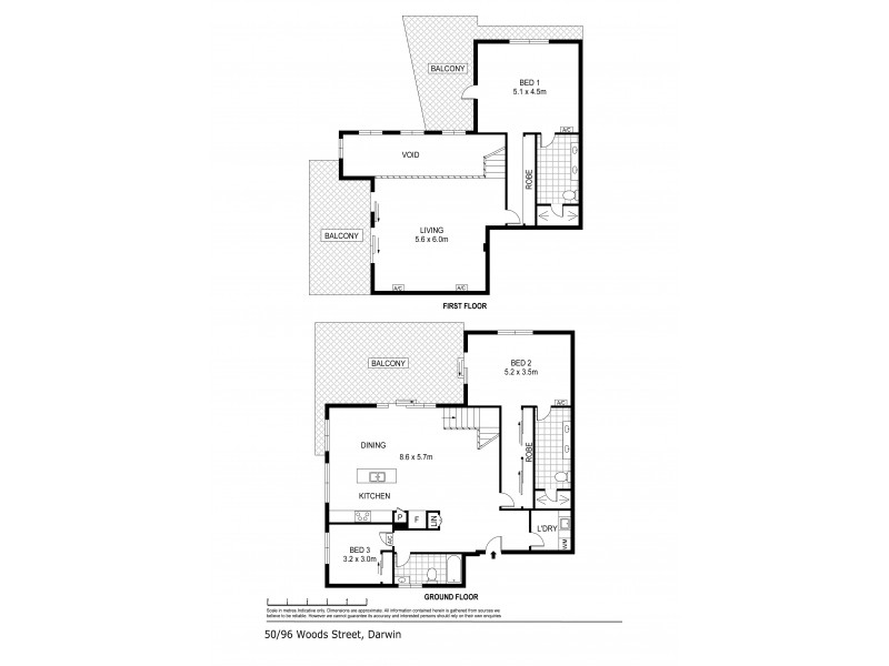 50/96 Woods Street, Darwin NT 0800 Floorplan