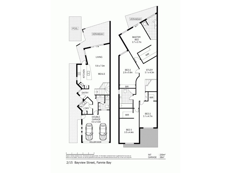 2/15 Bayview Street, Fannie Bay NT 0820 Floorplan