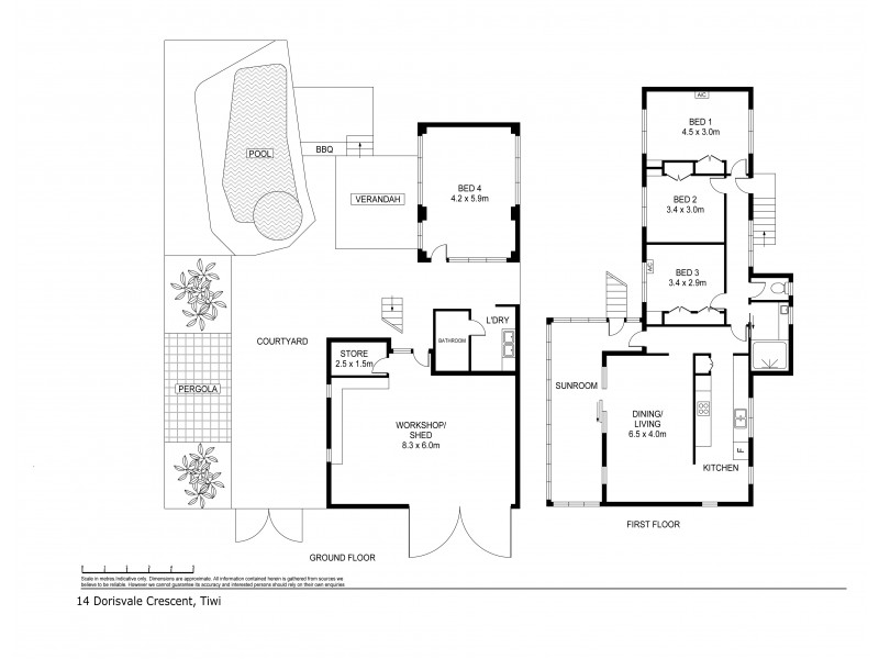 14 Dorisvale Crescent, Tiwi NT 0810 Floorplan