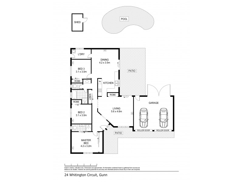 24 Whitington Circuit, Gunn NT 0832 Floorplan