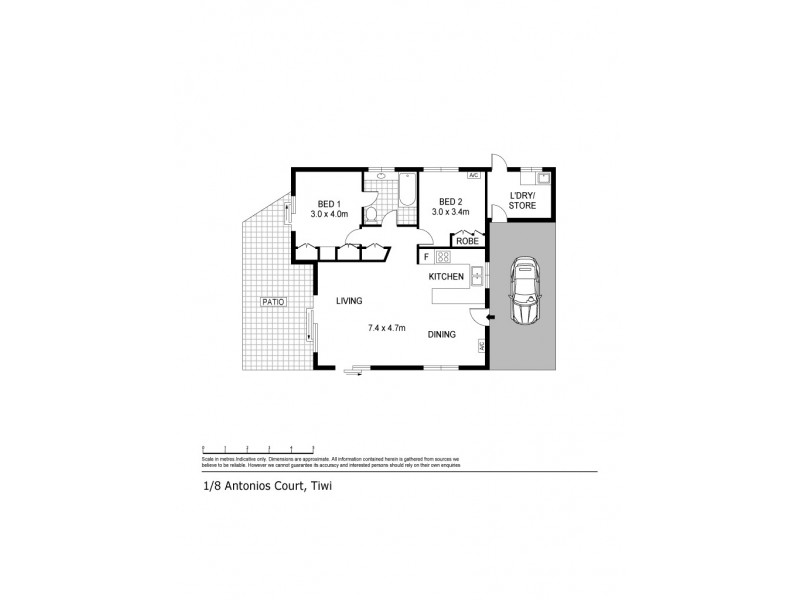 1/8 Antonios Court, Tiwi NT 0810 Floorplan