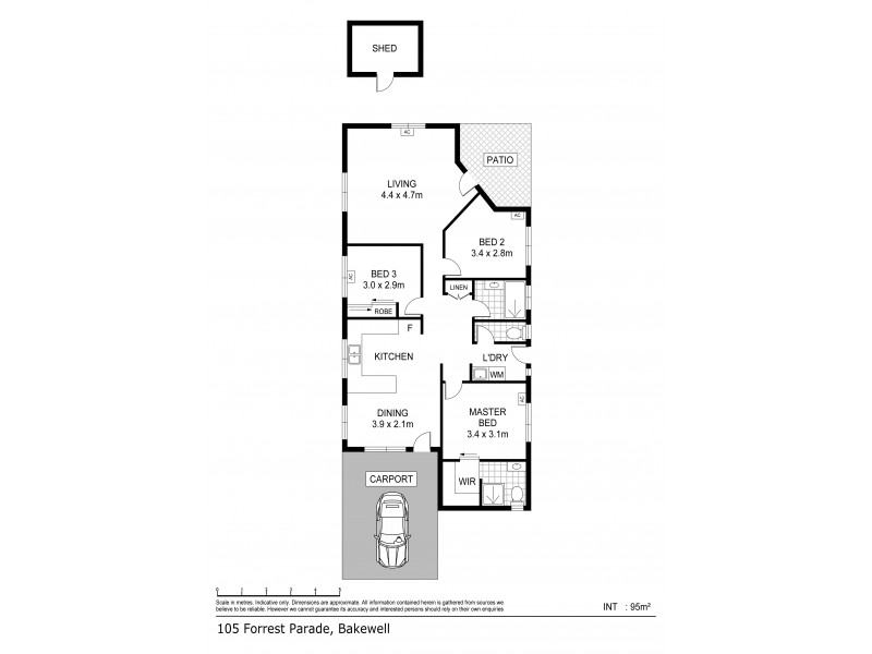 105 Forrest Parade, Rosebery NT 0832 Floorplan
