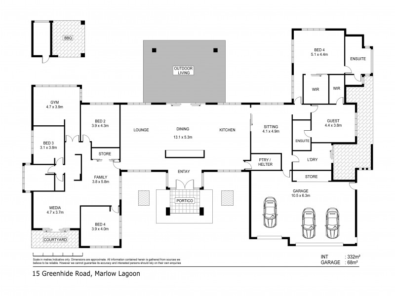 15 Greenhide Road, Marlow Lagoon NT 0830 Floorplan
