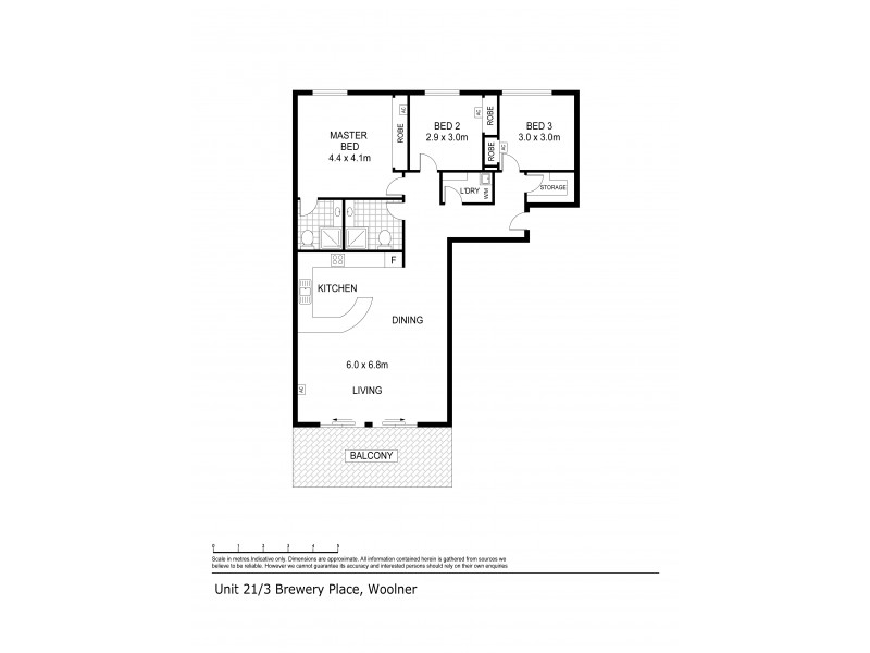 21/3 Brewery Place, Woolner NT 0820 Floorplan
