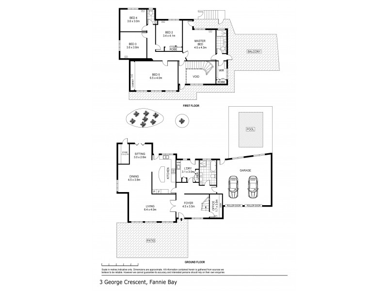 3 George Crescent, Fannie Bay NT 0820 Floorplan
