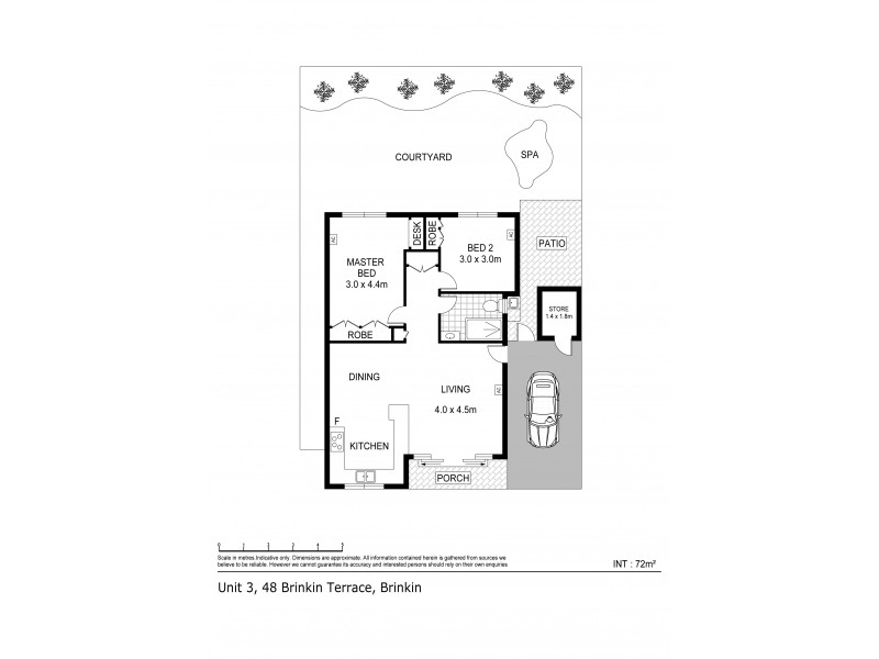 3/48 Brinkin Terrace, Brinkin NT 0810 Floorplan