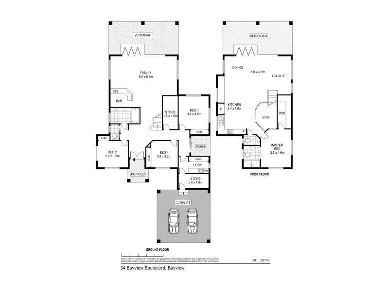 34 Bayview Boulevard, Bayview NT 0820 Floorplan