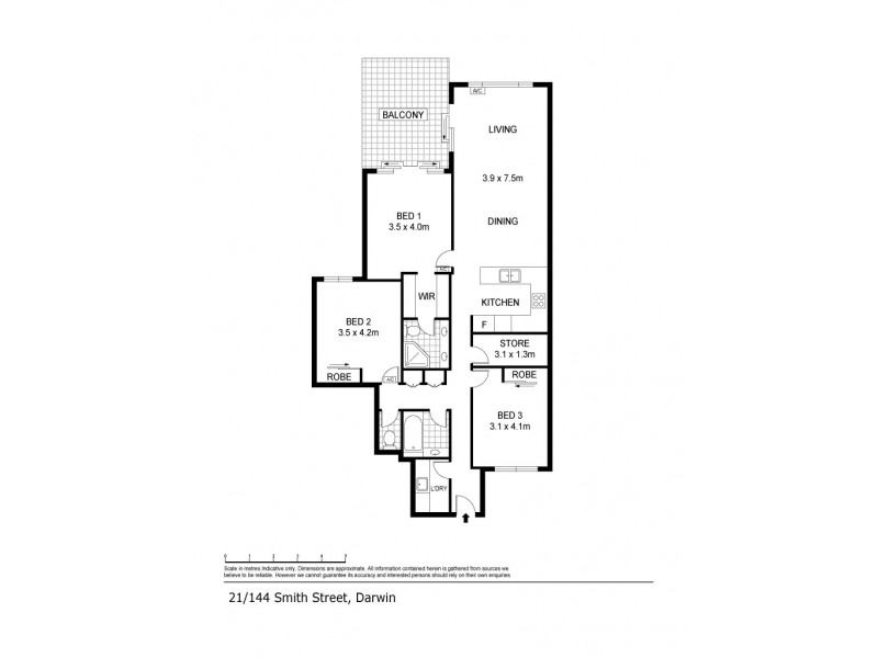 21/144 Smith Street, Darwin NT 0800 Floorplan