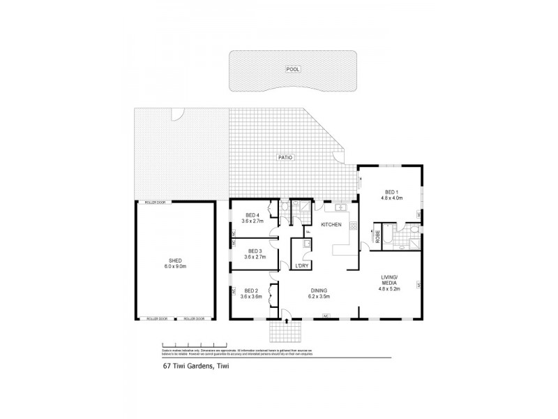 67 Tiwi Gardens Road, Tiwi NT 0810 Floorplan