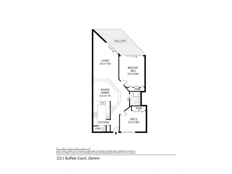 23/1 Buffalo Court, Darwin NT 0800 Floorplan