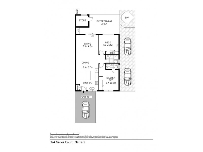 3/4 Gailes Court, Marrara NT 0812 Floorplan