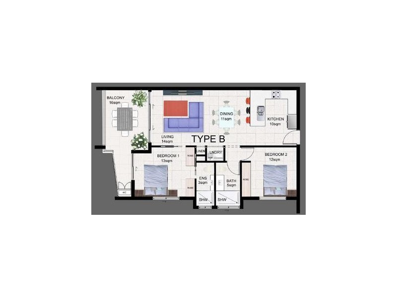 5/38 Gothenburg Crescent, Stuart Park NT 0820 Floorplan