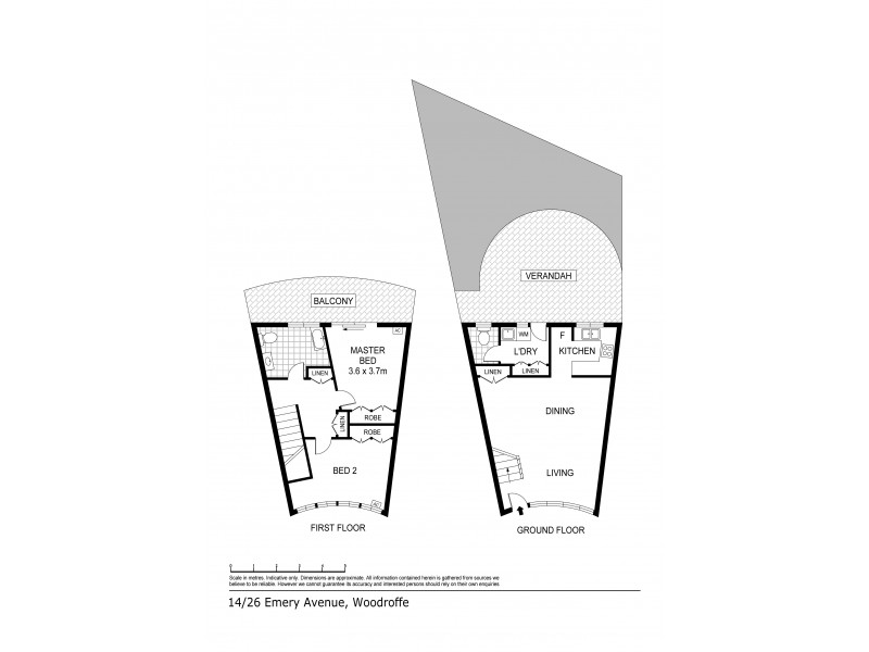 14/26 Emery Avenue, Woodroffe NT 0830 Floorplan