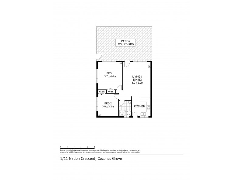 1/11 Nation Crescent, Coconut Grove NT 0810 Floorplan