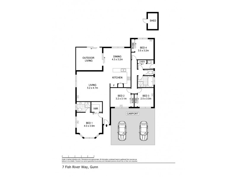 7 Fish River Way, Gunn NT 0832 Floorplan
