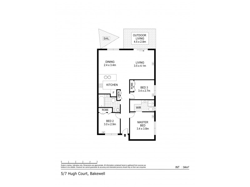 5/7 Hugh Court, Bakewell NT 0832 Floorplan