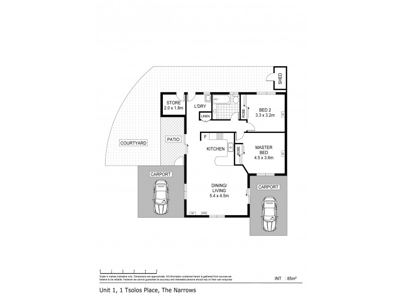 1/1 Tsolos Place, The Narrows NT 0820 Floorplan