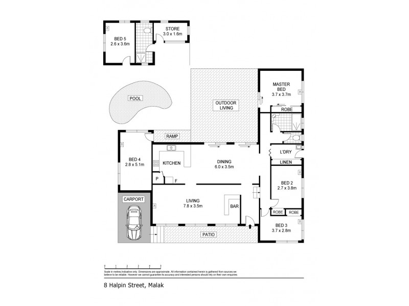 8 Halpin Street, Malak NT 0812 Floorplan
