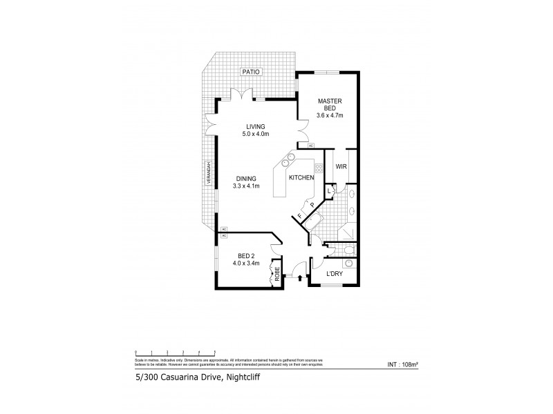 5/300 Casuarina Drive, Rapid Creek NT 0810 Floorplan