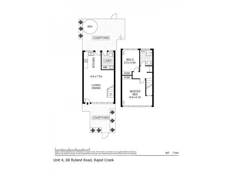4/68 Ryland Road, Millner NT 0810 Floorplan