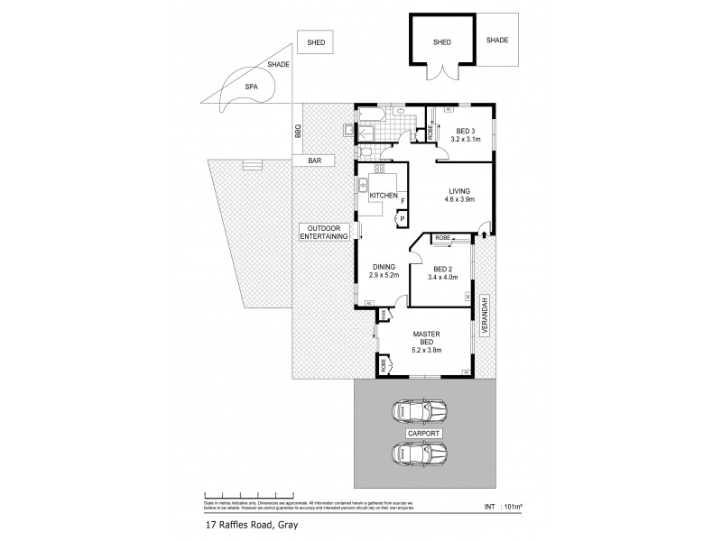 17 Raffles Road, Gray NT 0830 Floorplan