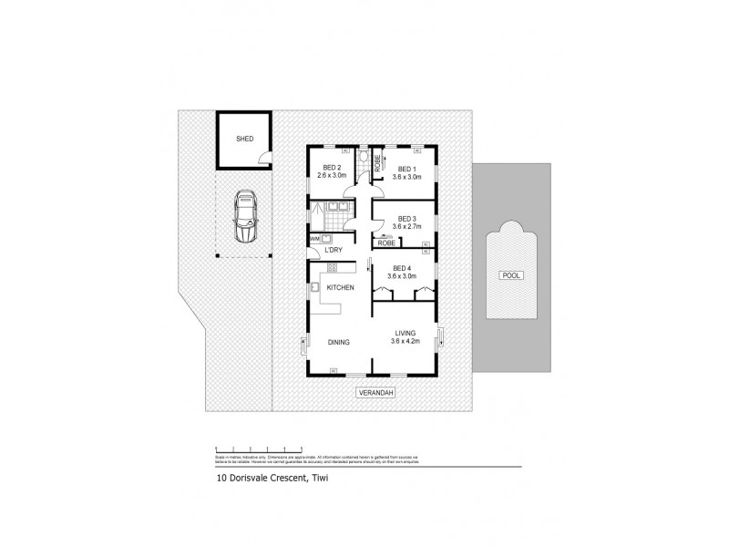 10 Dorisvale Crescent, Tiwi NT 0810 Floorplan