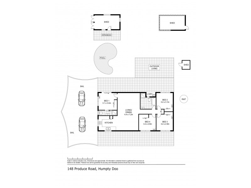 148 Produce Road, Humpty Doo NT 0836 Floorplan