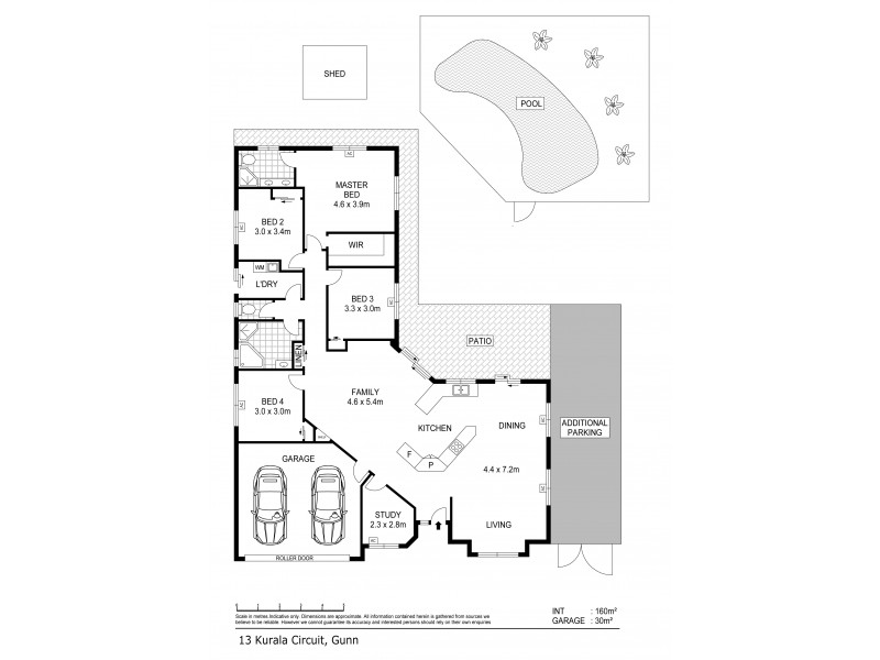 13 Kurala Court, Gunn NT 0832 Floorplan