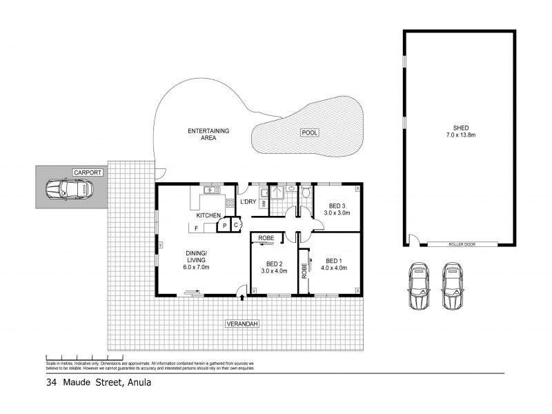 24 Maude Street, Anula NT 0812 Floorplan