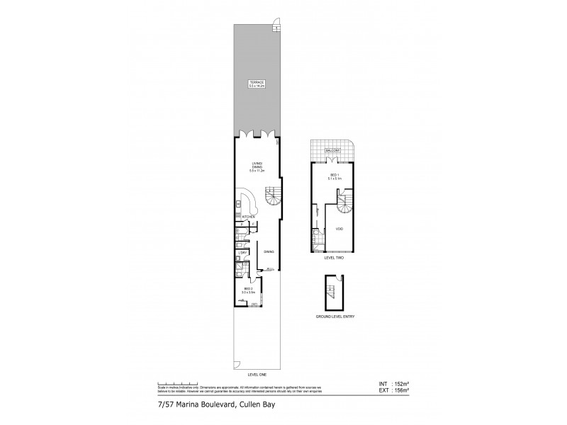 7/57 Marina Boulevard, Cullen Bay NT 0820 Floorplan