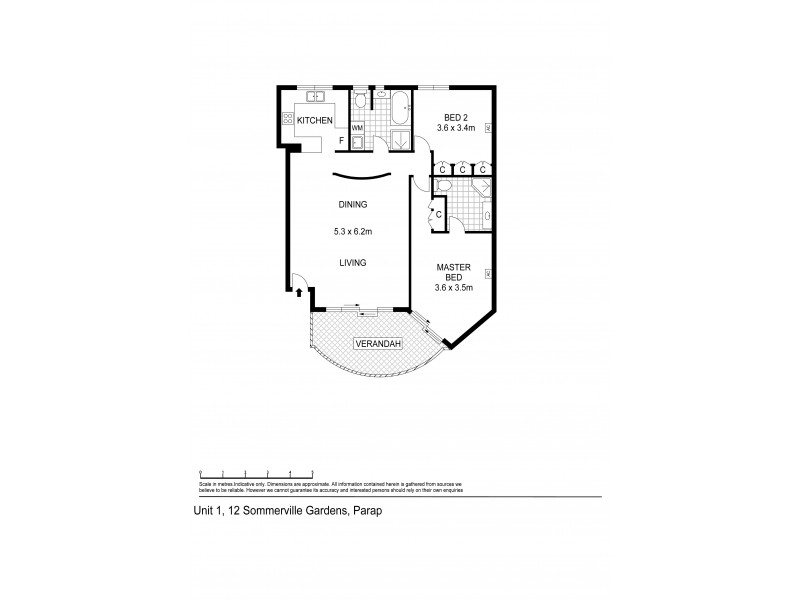 1/12 Somerville Gardens, Parap NT 0820 Floorplan