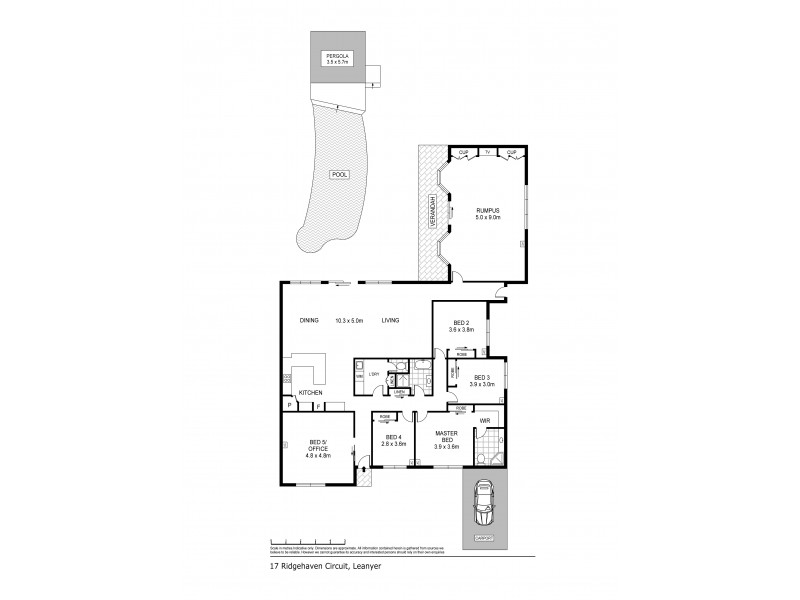 17 Ridgehaven Circuit, Leanyer NT 0812 Floorplan
