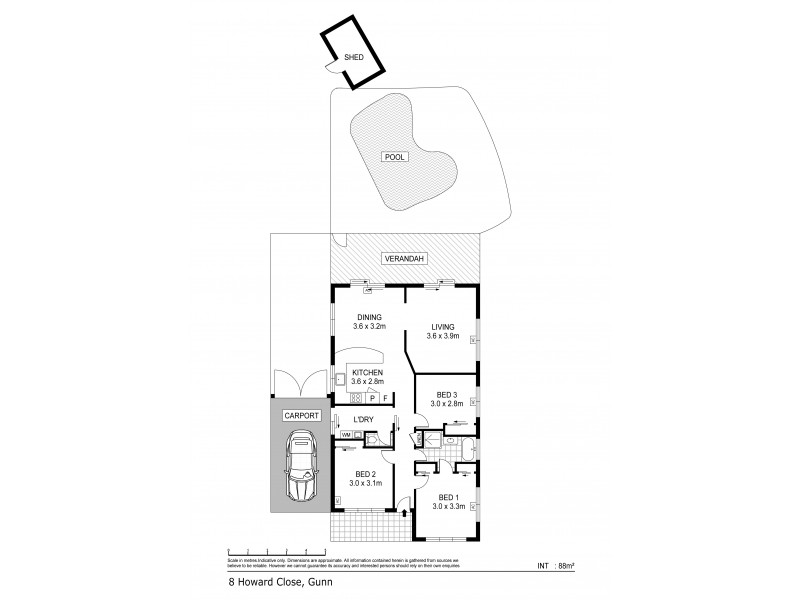 8 Howard Close, Gunn NT 0832 Floorplan