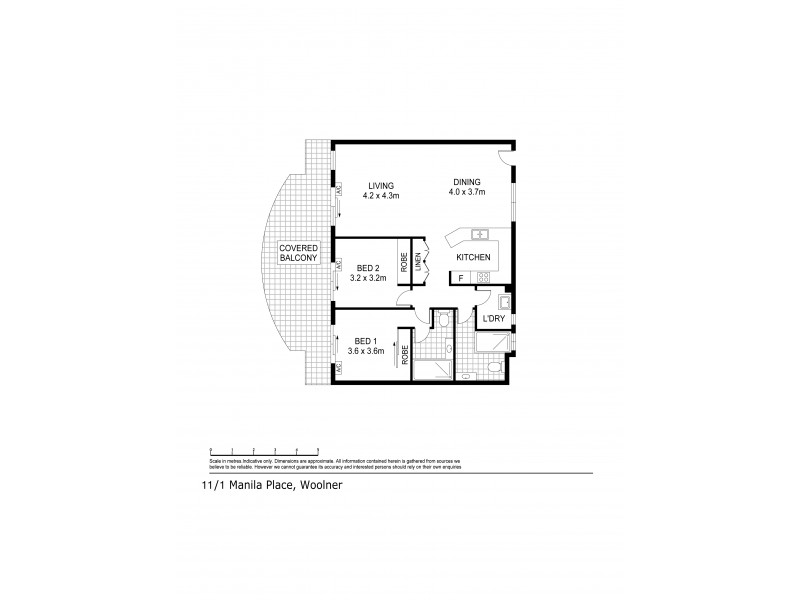 11/1 Manila Place, Woolner NT 0820 Floorplan
