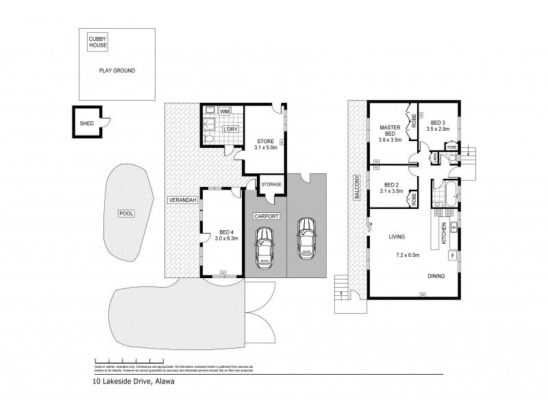 10 Lakeside Drive, Alawa NT 0810 Floorplan