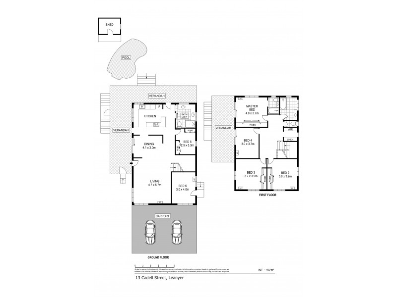 13 Cadell Street, Leanyer NT 0812 Floorplan