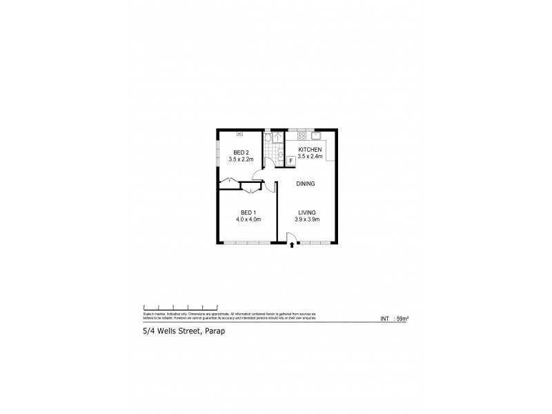 5/4 Wells Street, Parap NT 0820 Floorplan