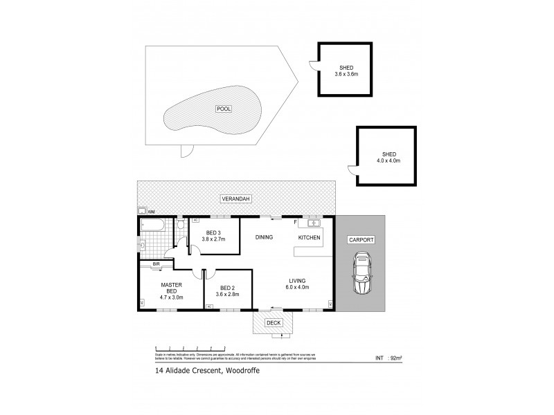 14 Alidade Crescent, Woodroffe NT 0830 Floorplan