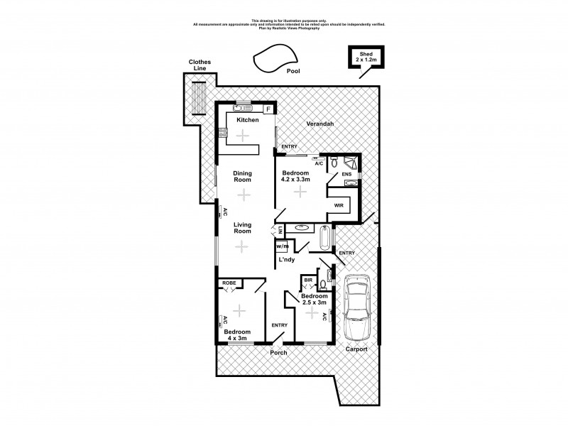 14 Deakin Place, Durack NT 0830 Floorplan