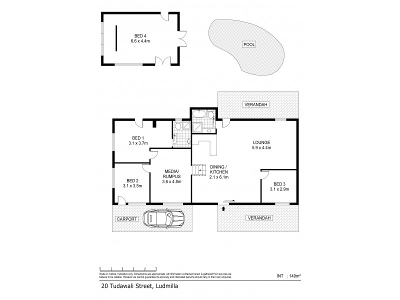 20 Tudawali Street, Ludmilla NT 0820 Floorplan
